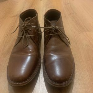 Brown chukka boots